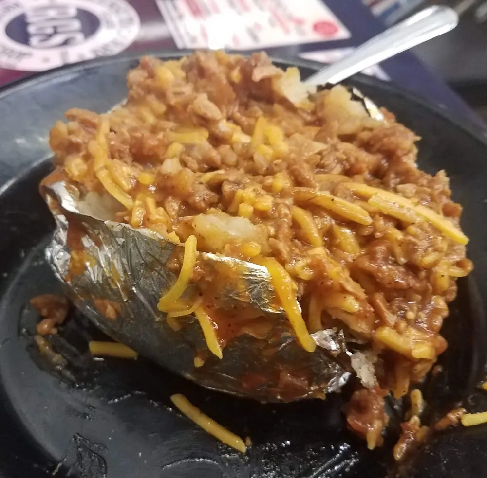BBQ-Stuffed Baked Potato